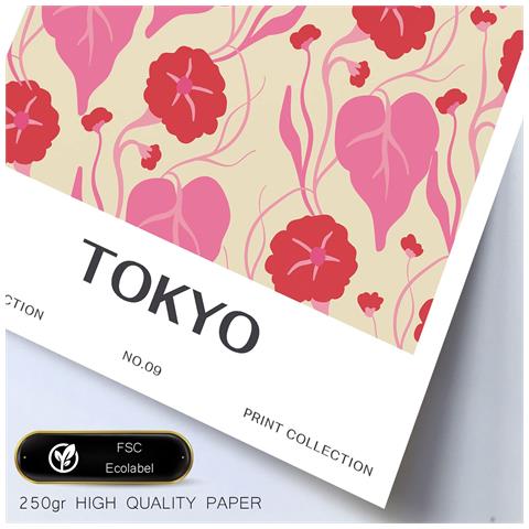 Set Di 6 Stampe Fiori Mercato Dei Fiori Natura E Stampe Botaniche Per L'interior Design A3 & A4 Senza Cornice - Foto 2