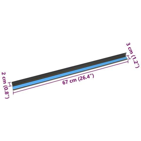 Paragradini 30 pcs Champagne 67 cm Alluminio - Foto 8