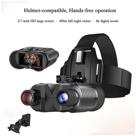 Binocolo Digitale Per Visione Notturna Montato Su Casco Con Video 4k E Illuminatore Ir, Compatibile Con Huawei, Samsung, Apple, Garmin - Foto 2