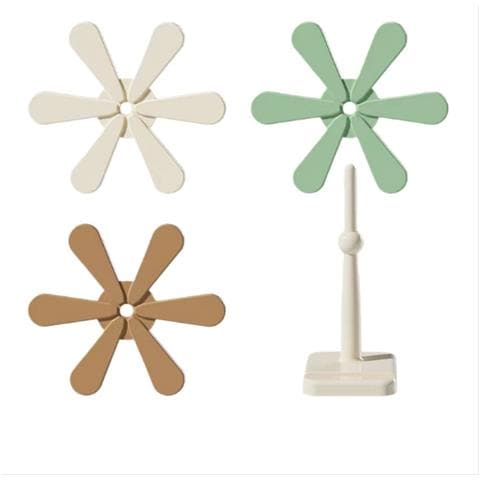 Set Di Sottopentola In Silicone Con Base Quadrata, 3 Pezzi - Design Ad Albero Di Natale Termoresistente E Antiscivolo - Foto 1