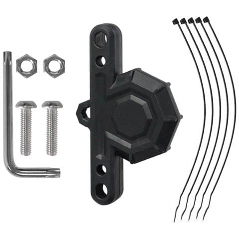 Supporto Airtag Per Bici: Custodia Protettiva Antifurto In Abs Per Localizzatori Bicicletta Compatibile Con Apple Airtag Black - Foto 1