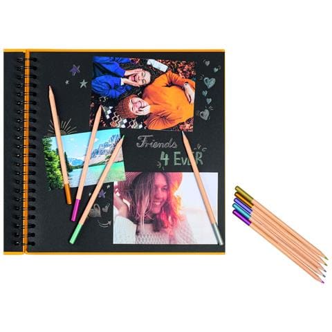 Matite Colorate In Legno Neon, Pimp And Create, 12 Pezzi In Scatola Metallica - Foto 3