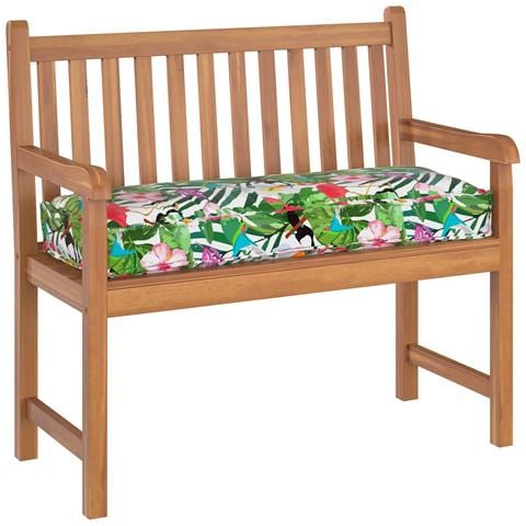 Cuscino Floreale Multicolore 110 x 40 x 8 cm Tessuto Oxford - Foto 2