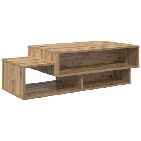 Tavolino da salotto Rovere artigianale 105 x 50 x 32,5 cm - Foto 1