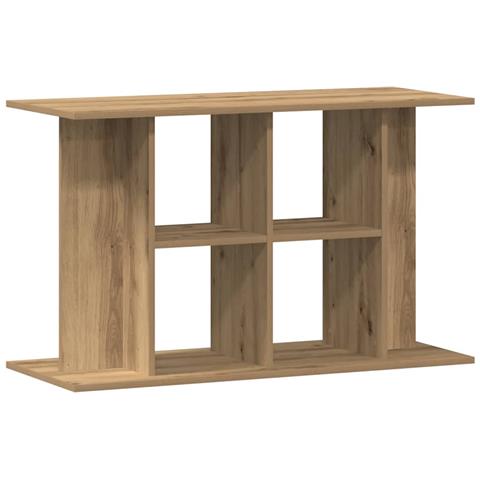 Supporto per acquario artigianale in rovere 100x40x60 cm in legno ingegnerizzato - Foto 1
