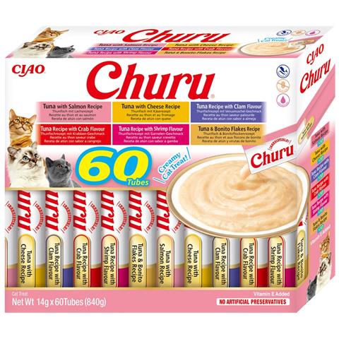 Churu Variety Box Tuna - Crocchette Per Gatti - 60 X 14g - Foto 1