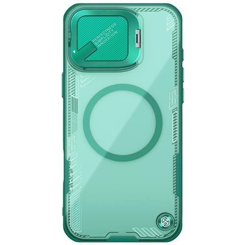 Cover per iPhone 16 Pro Max - TPU+PC, Verde, MagSafe - Foto 4