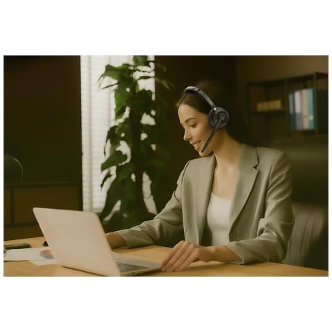 51EF1290AA000 cuffia e auricolare Con cavo e senza cavo A Padiglione Business /Everyday Bluetooth Nero - Foto 2