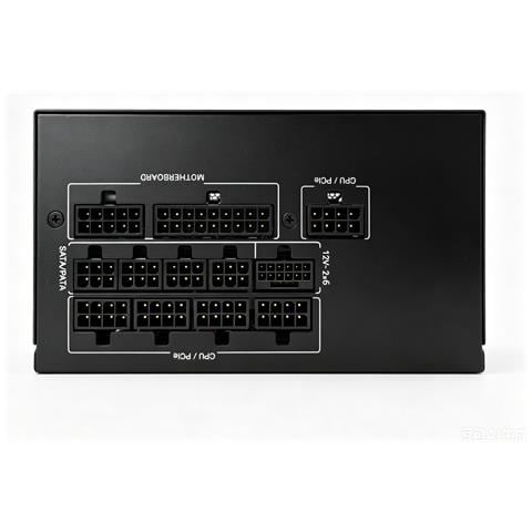 Alimentatore ATX 1000W, 80+ Gold, Full Modular, Connettore 12VHPWR PCIe 5.0, Nero - Foto 2