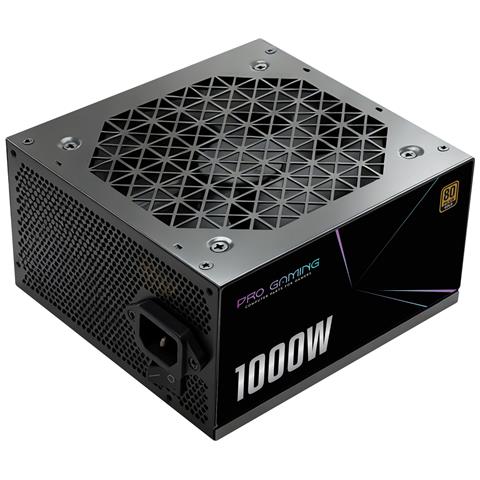 Alimentatore ATX 1000W, 80+ Gold, Full Modular, Connettore 12VHPWR PCIe 5.0, Nero - Foto 4