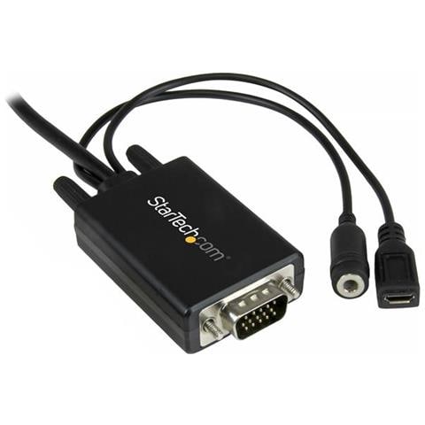 Cavo Adattatore DisplayPort a VGA - Convertitore DP a VGA con audio - 1920 x 1200 da 2m - Foto 2