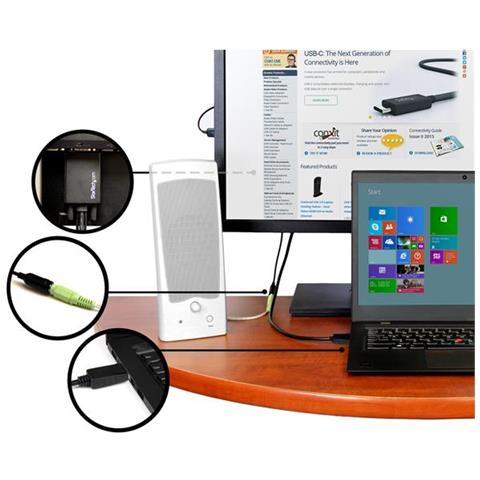 Cavo Adattatore DisplayPort a VGA - Convertitore DP a VGA con audio - 1920 x 1200 da 2m - Foto 4