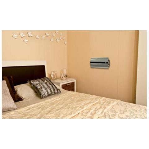 CALDOFAST T Termoventilatore Trasferibile da Parete / Portatile Potenza 2000 W con Timer - Argento - Foto 6