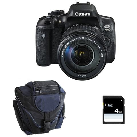 Eos 750d + 18-135 Is Stm Garanti 3 Ans + Sac + Sd 4go - Foto 1
