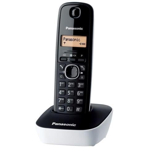 Kx-tg1611 Telefono Fisso, Bianco - Foto 1