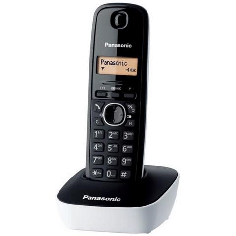 Kx-tg1611 Telefono Fisso, Bianco - Foto 4