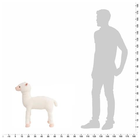 Alpaca in Peluche in Piedi Bianco XXL - Foto 5