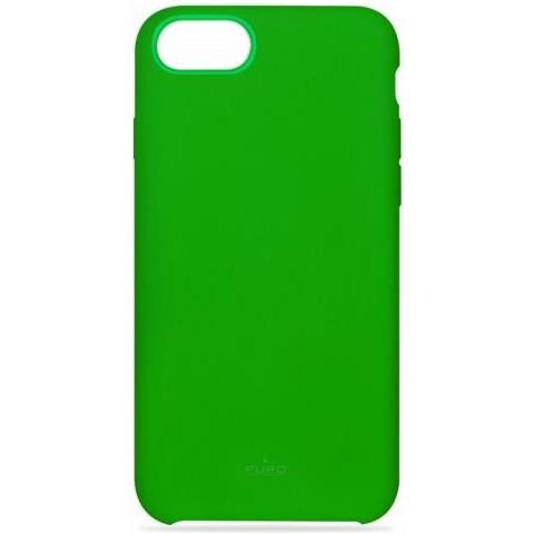 Custodia Icon Iphone 6/6s / 7/8 4.7 In Silicone Liquido Con Interno In Microfibra Verde Fluo - Foto 1