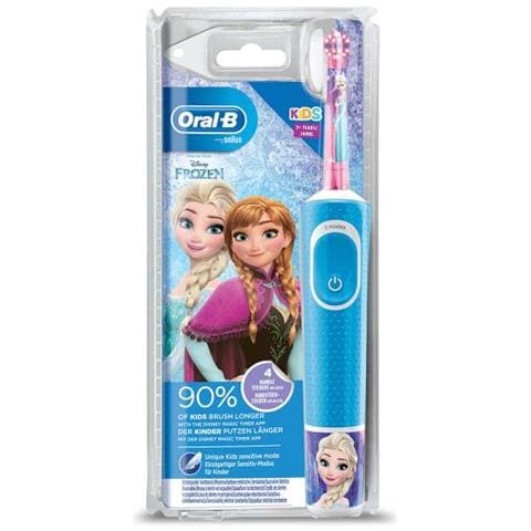 Oral-B Kids Spazzolino Elettrico Ricaricabile 1 Manico con Personaggi Disney Pixar Frozen, per età da 3 anni - Foto 2