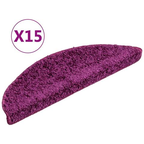 Tappetini Per Scale 15 Pz Viola 56x20 Cm - Foto 1