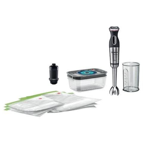 BOSCH Ms8cm61v1 Frullatore Sbattitore Manuale Nero Acciaio Inossidabile Trasparente 1000 W