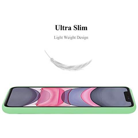 Custodia Compatibile Con Apple Iphone 11 (xi) In Candy Pastello Verde - Coperchio Protettivo In Silicone Tpu Flessibile - Foto 2