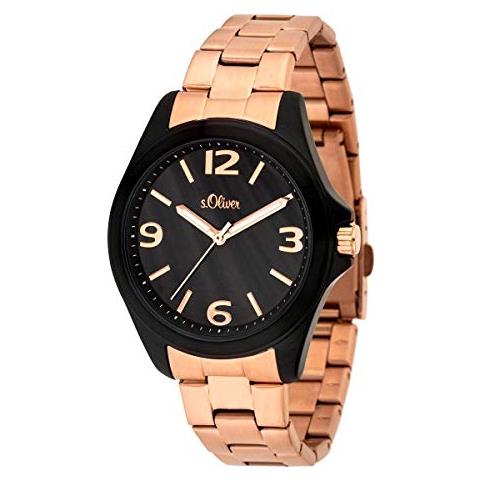 S. Oliver - Orologio Da Donna, Al Quarzo, Analogico, In Acciaio Inox So-3683-mq - Foto 2