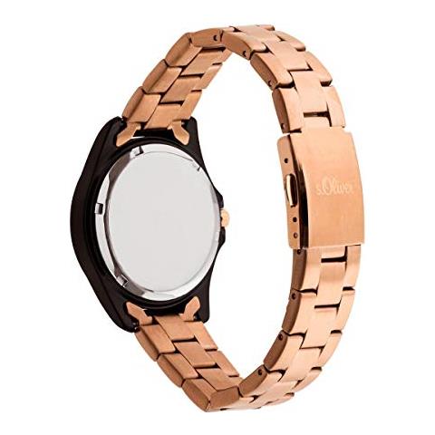 S. Oliver - Orologio Da Donna, Al Quarzo, Analogico, In Acciaio Inox So-3683-mq - Foto 3