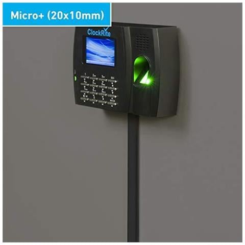 Micro Autoadesivo Cavo Trunking Covers Cavo Elettrico Ordinato Popolare Via Cavo Management Solution 20 Mm (l) X 10mm (h) - 1 Metri Di Lunghezza - Nero - Foto 2