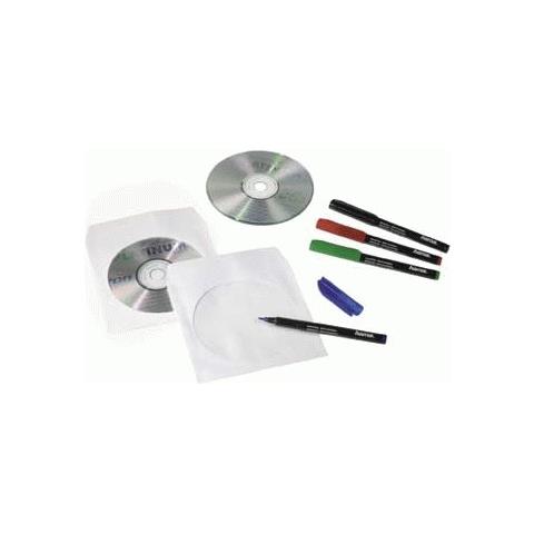 CD Paper Sleeves, white, 50 pcs / Pack 1dischi Bianco - Foto 1