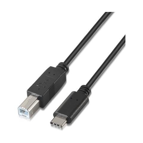USB 2.0, 1m 1m USB C USB B Nero cavo USB - Foto 4
