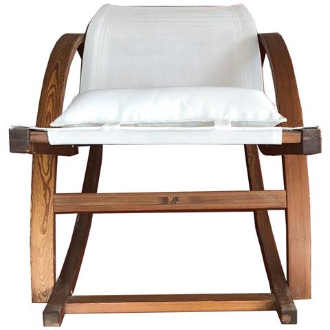 Sdraio A Dondolo In Legno Ecru Alcoba - Foto 4