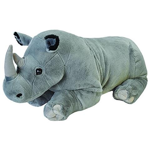 Jumbo Rhino Peluche, Animale Farcito Gigante, Giocattolo Di Peluche, Regali Per Bambini, 30, Modello: 19330 - Foto 1