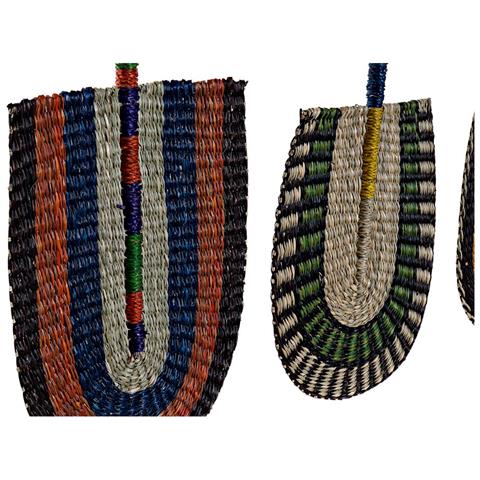 Decorazione Da Parete Dkd Home Decor Multicolore Orientale 46 X 1 X 26 Cm (4 Pezzi) - Foto 1