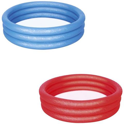 Piscina Autoportante Gonfiabile A 3 Anelli Per Bambini Con Kit Di Riparazione 51025 - 152x30 Cm - Capacità 282 Litri - Foto 1