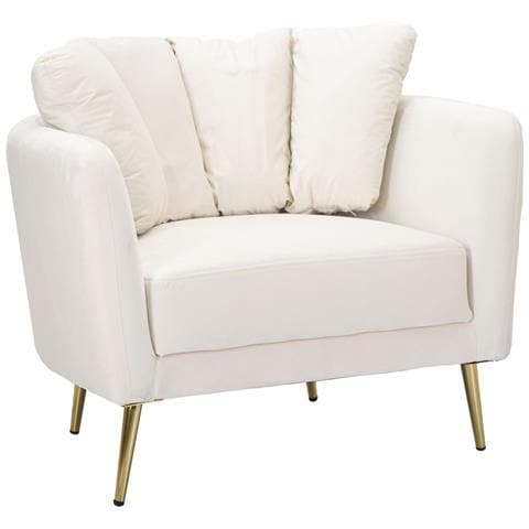 Poltrona Kiev Crema Cm 88x77x74 - Foto 1
