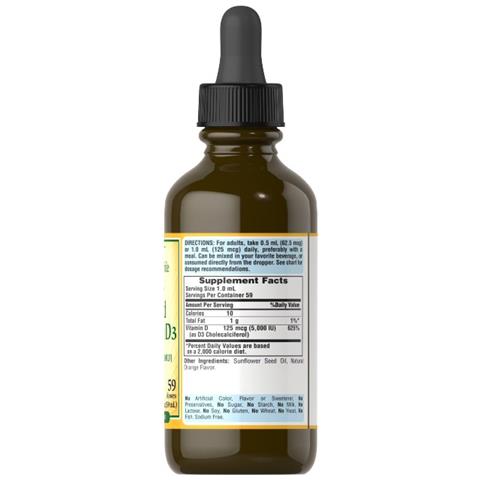 Vitamina D3 Liquida 125 Mcg (5000 Ui) 59 Ml - Foto 2