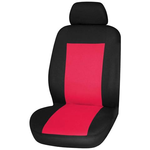 Coprisedile Singolo Anteriore Saturn Nero / Rosso - Foto 1