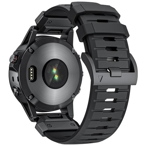 Cinturino Da Orologio Da 22 Mm Per Garmin Fenix 3/5/5x / 6x / 7x Black - Foto 2
