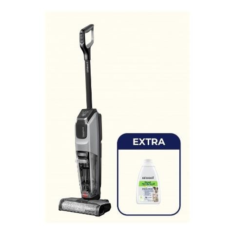 Aspirapolvere e Lavapavimenti CrossWave® OmniForce con Serbatoio 660 ML Autonomia 30 min Colore Grigio Nero e Detergente da 236 ML - Foto 1