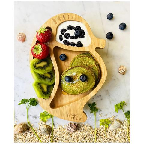 Piattino Eco-friendly In Bamboo Per Neonati - Stile E Sicurezza Per Il Tuo Bambino - Foto 2