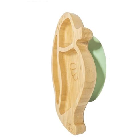 Piattino Eco-friendly In Bamboo Per Neonati - Stile E Sicurezza Per Il Tuo Bambino - Foto 3