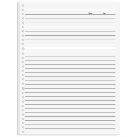Ricarica Carta A4 - 60 Fogli Carta A Fogli Mobili Ricarica Linea Orizzontale - Foto 1