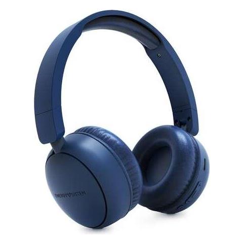Cuffie Bluetooth Con Radio Fm - 100% Plastica Riciclata - Lettore Mp3 E Microsd - Colore Blu - Foto 1