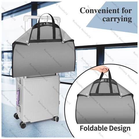 Porta Abiti Premium, Copri Abito Traspirante Per La Conservazione Nell'armadio Grey M - Foto 1