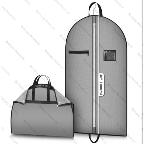 Porta Abiti Premium, Copri Abito Traspirante Per La Conservazione Nell'armadio Grey M - Foto 2