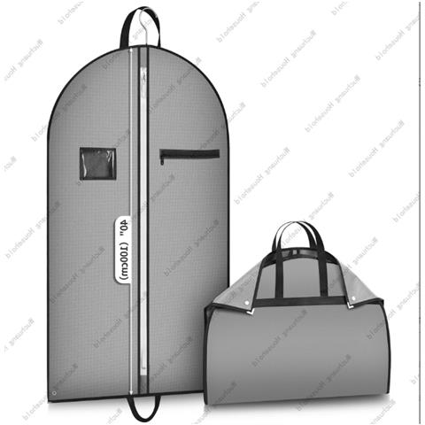 Porta Abiti Premium, Copri Abito Traspirante Per La Conservazione Nell'armadio Grey M - Foto 3