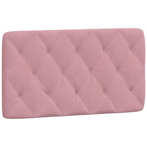 Cuscino Testiera Rosa 100 Cm In Velluto - Foto 2