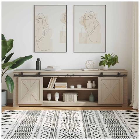 Kit Anta Scorrevole Armadio In Acciaio Al Carbonio 200 Cm - Foto 3