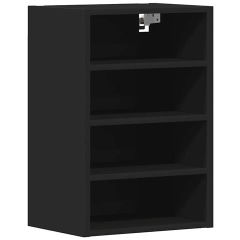 Mobile Pensile “Riga” Nero 40x29,5x60 cm in Legno Multistrato - Foto 1